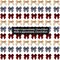 60 PCS Christmas Mini Plaid Bows Burlap Bows Christmas Buffalo Plaid Bows Gingham Ribbon Bows Ornament for Christmas Tree Crafts Home Decoration DIY Making (Multiple Colors)
